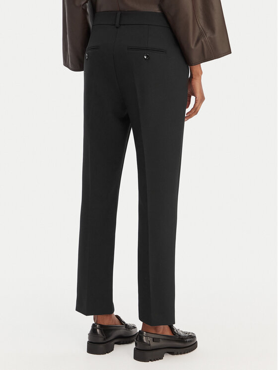Weekend Max Mara Weekend Max Mara Hlače Rana 2615131021 Crna Slim Fit