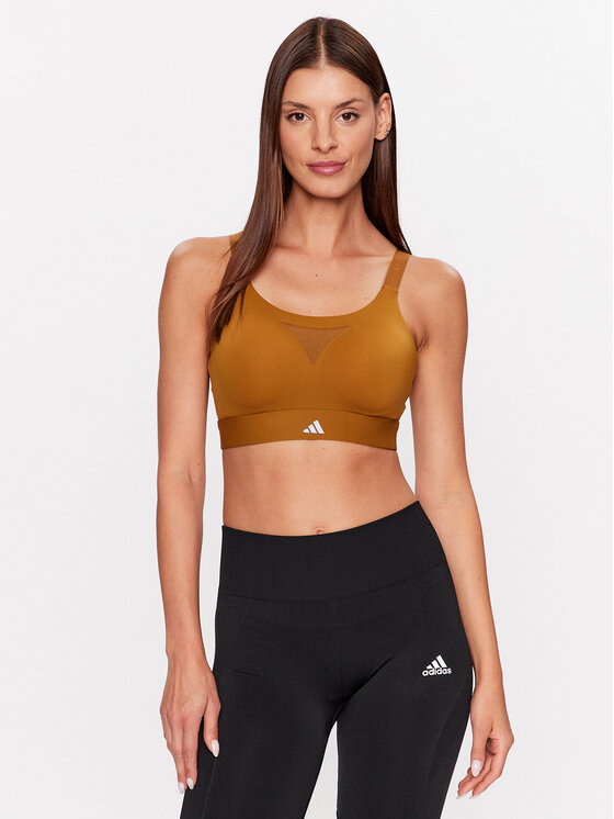 adidas Sporta krūšturis Tailored Impact Training High-Support Bra HR9729 Brūns