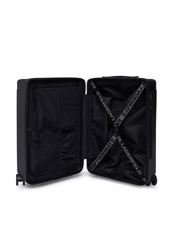 KARL LAGERFELD KARL LAGERFELD Walizka kabinowa A3W30245 Czarny