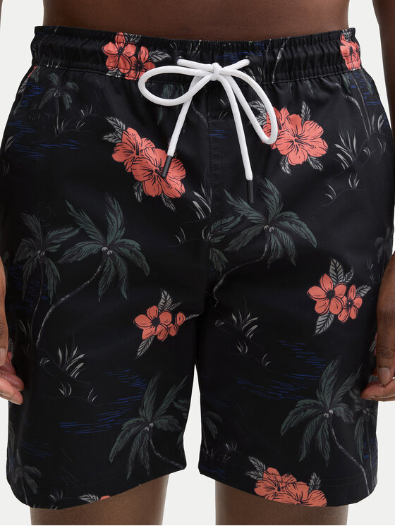 Tom Tailor Denim Tom Tailor Denim Ujumisšortsid 1044696 Must Regular Fit