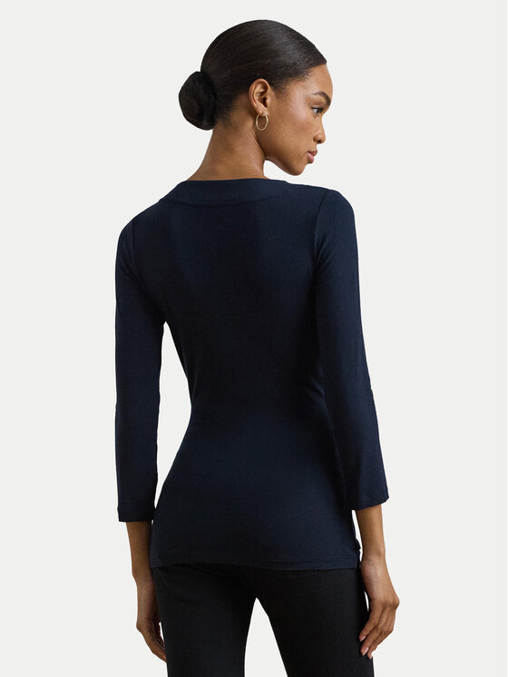 LAUREN RALPH LAUREN LAUREN RALPH LAUREN Blúz 200824366023 Sötétkék Slim Fit