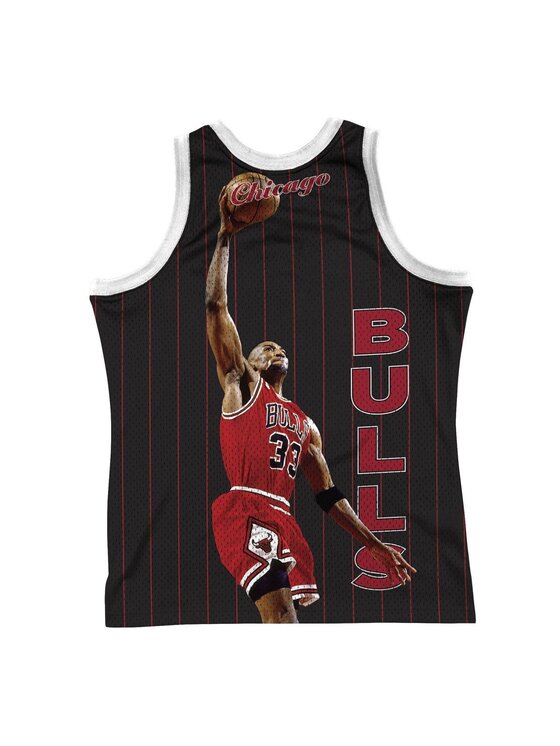 Mitchell & Ness Mitchell & Ness Tank top Chicago Bulls Scottie Pippen Czarny Standard Fit
