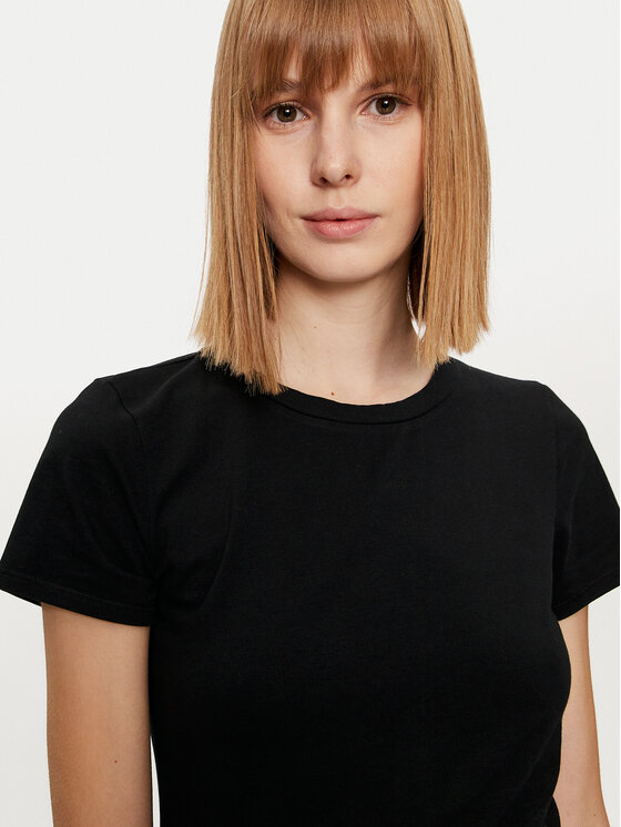 Deha Deha T-shirt A00150 Nero Regular Fit