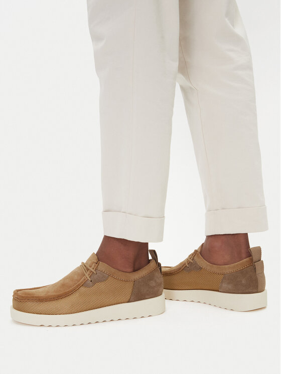Clarks Clarks Półbuty Wallabee FTR 2 Lo 26181388 Brązowy