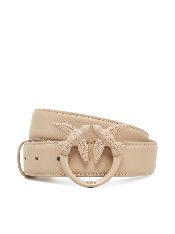 PINKO PINKO Ženski remen Love Berry H3 Belt PE 25 PLT01 100125 A1K2 Bež