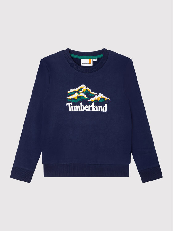 Timberland Timberland Majica dugih rukava T25T57 D Tamnoplava Regular Fit