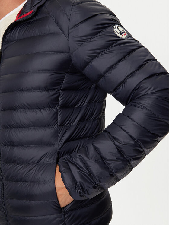 Jott Jott Pūkinė striukė Nico P000MDOW01 Tamsiai mėlyna Slim Fit