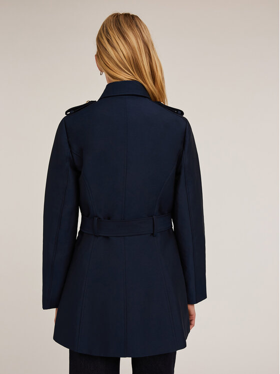 Motivi Motivi Cappotto 0071Q000585N034 Blu Slim Fit
