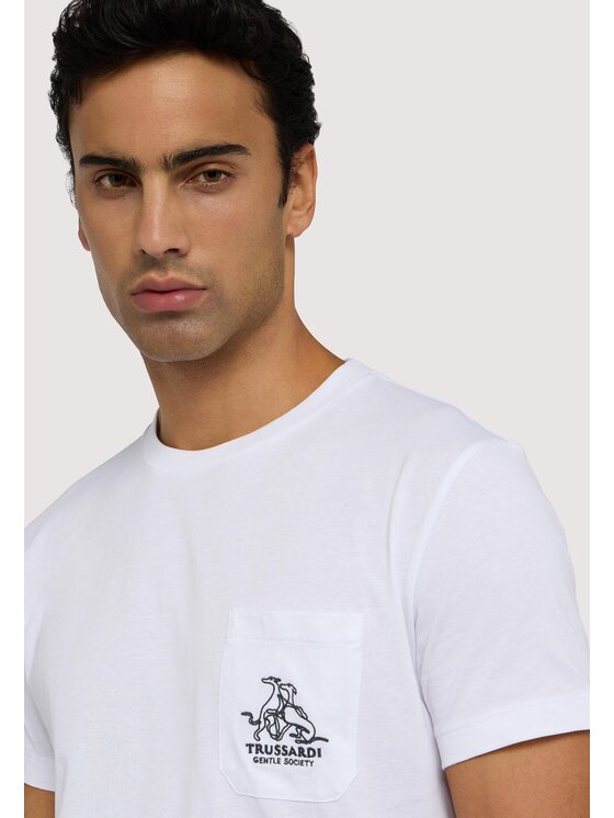 Trussardi Trussardi T-shirt G0298000053N001 Bianco Regular Fit