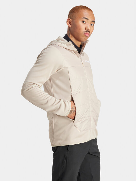 adidas adidas Kurtka outdoor Terrex Multi Hybrid IM8106 Beżowy Regular Fit