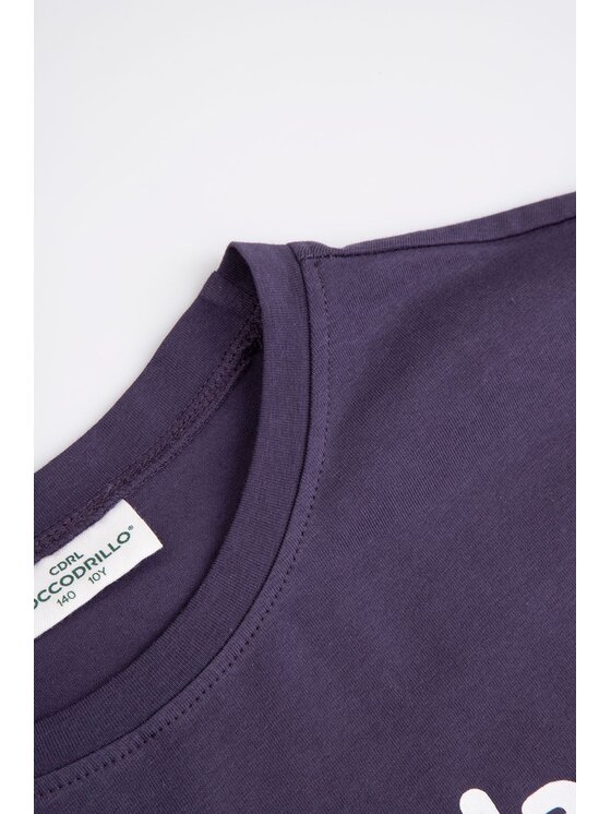 Coccodrillo Coccodrillo Tričko WC6143215LGD-015 Tmavomodrá Regular Fit