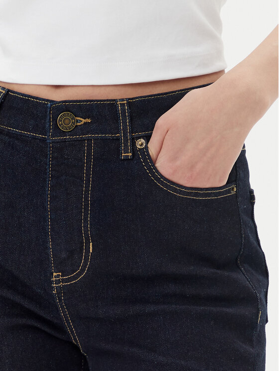 Guess Jeans Guess Jeans Blugi W4BA92 D5CB4 Bleumarin Slim Fit
