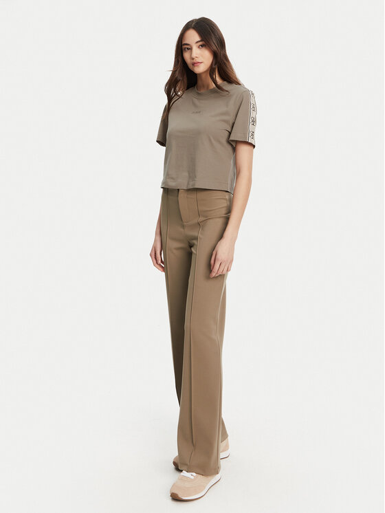 Guess Guess Majica V3RI08 I3Z14 Rjava Regular Fit