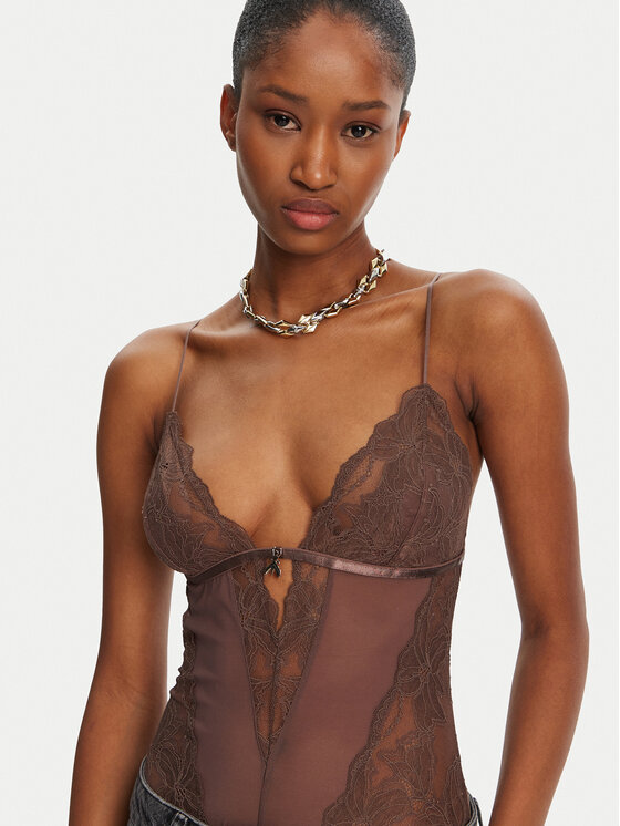 Patrizia Pepe Patrizia Pepe Боди 2I0143/A602-B825 Кафяв