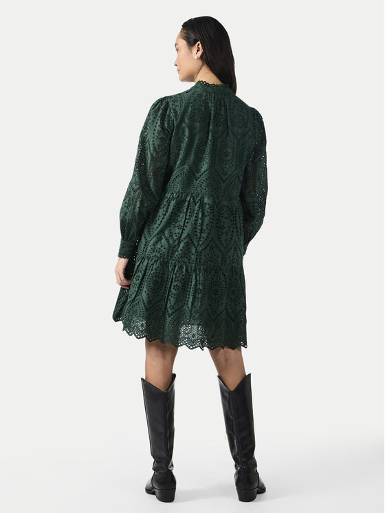 YAS YAS Vsakodnevna obleka Holi 26027162 Zelena Regular Fit