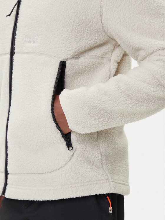 Jack Wolfskin Jack Wolfskin Fleecejacke Stone Lite A64997 Beige Relaxed Fit