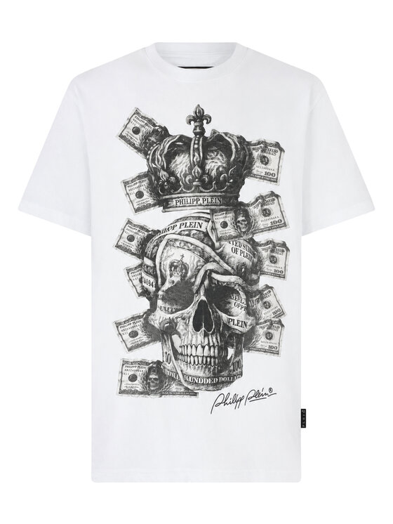 PHILIPP PLEIN PHILIPP PLEIN T-shirt 31297 Bianco Regular Fit