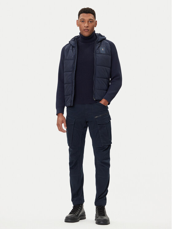 Aeronautica Militare Aeronautica Militare Übergangsjacke 252AM1383UCL00001 Dunkelblau Regular Fit