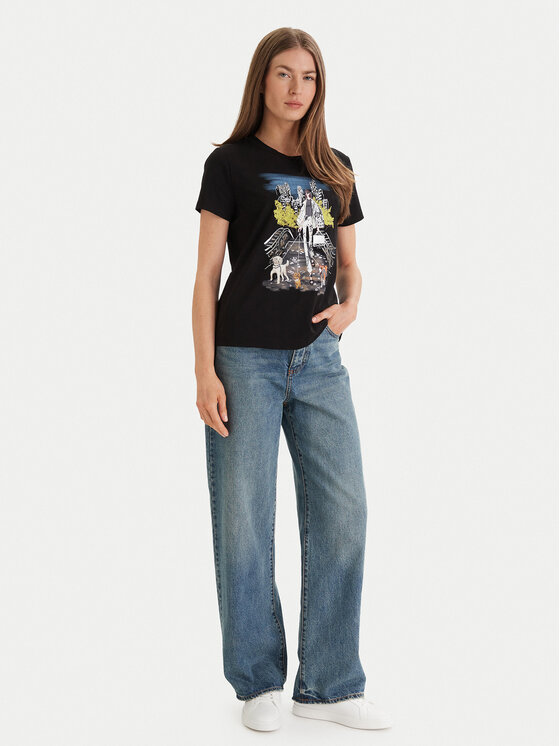 DKNY DKNY T-Shirt P61M0WNA Černá Regular Fit