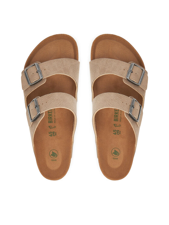 Birkenstock Birkenstock Klapki Arizona Vegan 1025779 Beżowy