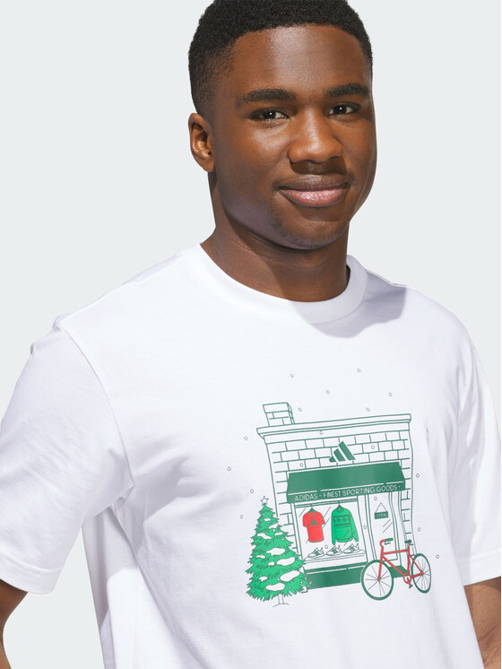 adidas adidas T-Shirt 169073 Biały Regular Fit