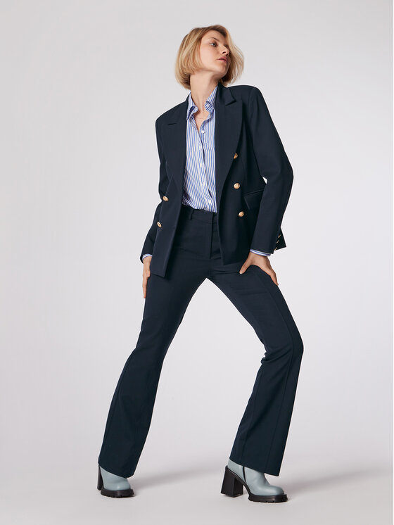 Simple Simple Σακάκι MKD500-01 Σκούρο μπλε Slim Fit