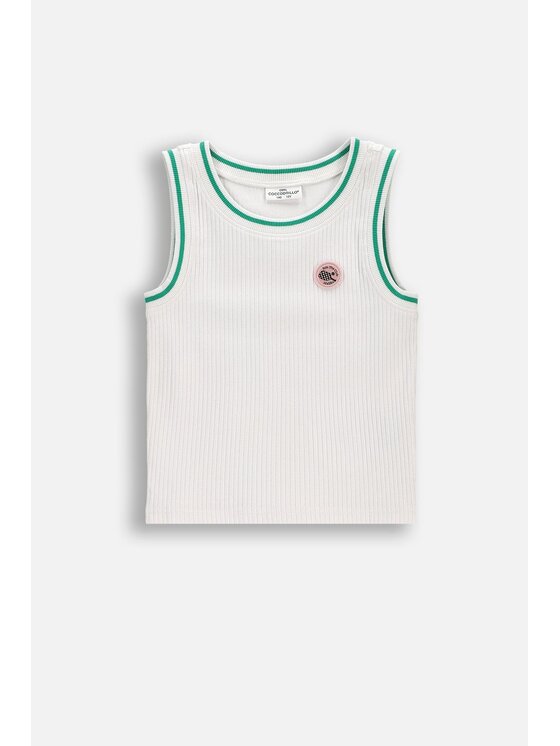 Coccodrillo Coccodrillo Tank top WC6143301JGJ-001 Bílá Regular Fit