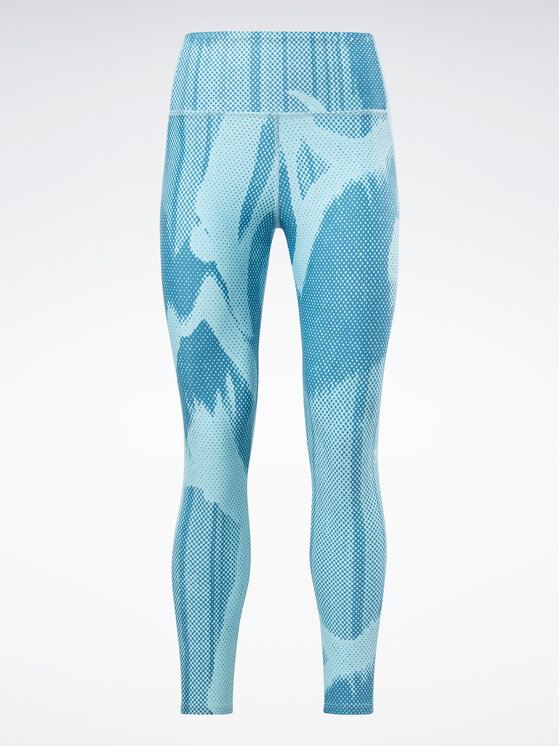 Reebok Reebok Colanți Lux Perform HA4373 Albastru Slim Fit