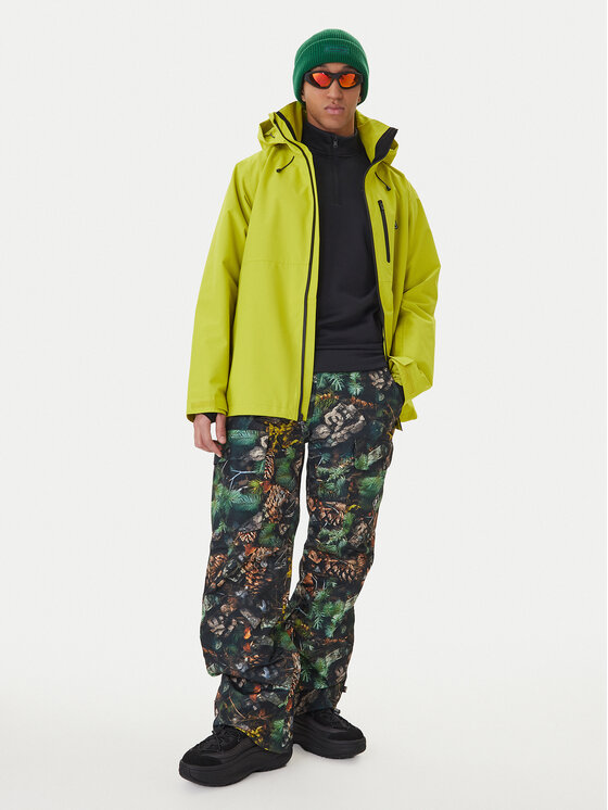 DC Shoes DC Shoes Snowboard jakna Basis 30k ADYTJ03059 Zelena Regular Fit