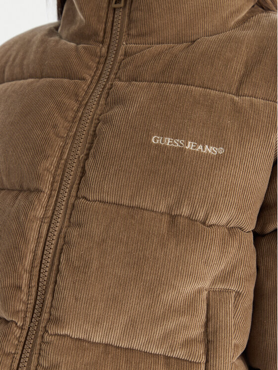 Guess Jeans Guess Jeans Télikabát W5BL17 W2061 Bézs Regular Fit