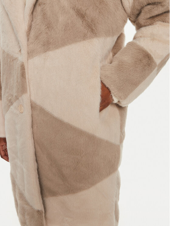 Bomboogie Bomboogie Verstos odos kailiniai CW8698TFSB4 Smėlio Loose Fit
