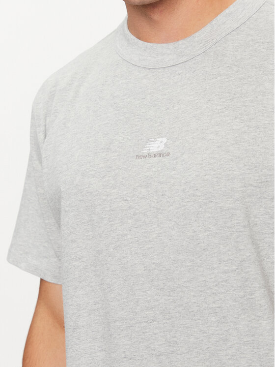New Balance New Balance T-shirt Athletics Remastered Graphic Cotton Jersey Short Sleeve T-shirt MT31504 Siva Regular Fit