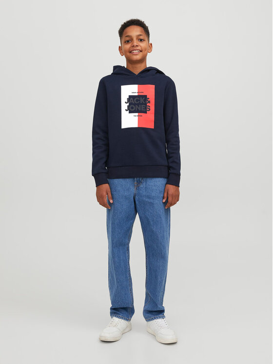 Jack&Jones Junior Jack&Jones Junior Majica dugih rukava 12237105 Tamnoplava Regular Fit