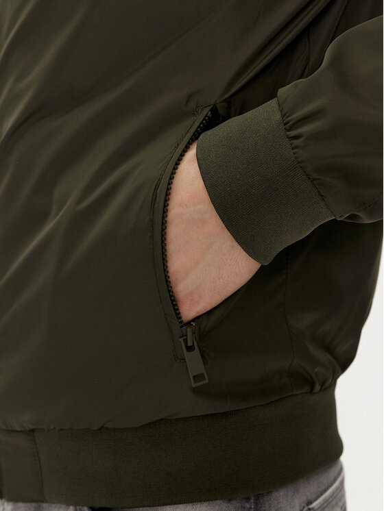 Brave Soul Brave Soul Bomber-jakk MJK-SANJAYKHAKI Khakivärviline Straight Fit