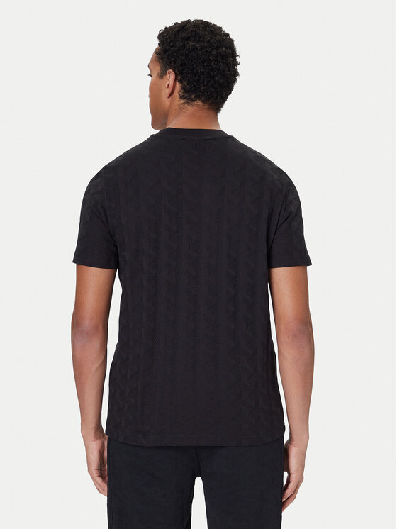 BOSS BOSS T-Shirt Mirror Artwork 50548649 Schwarz Relaxed Fit