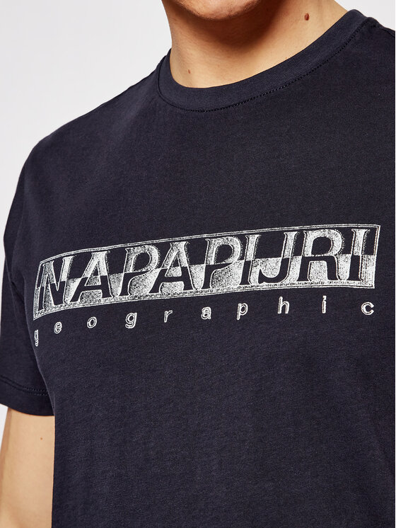 Napapijri Napapijri T-Shirt Sallar Ss NP0A4F9 Granatowy Regular Fit