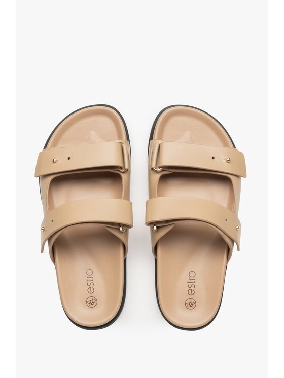 Estro Estro Παντόφλες ER00114727 Μπεζ