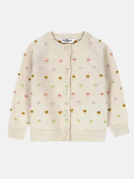 Coccodrillo Coccodrillo Kardigāns ZC4172201PGN Bēšs Regular Fit