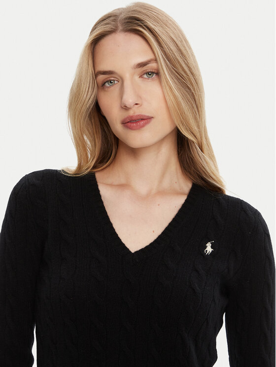 Polo Ralph Lauren Polo Ralph Lauren Džemper 211971866005 Crna Slim Fit