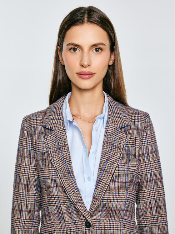 BIG STAR BIG STAR Marynarka LINNETA Kolorowy Slim Fit