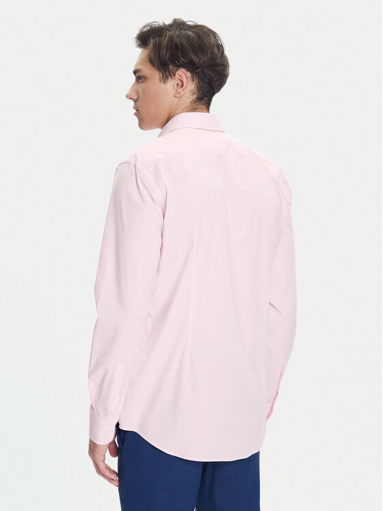 BOSS BOSS Košile H-Hank 50469345 Růžová Slim Fit