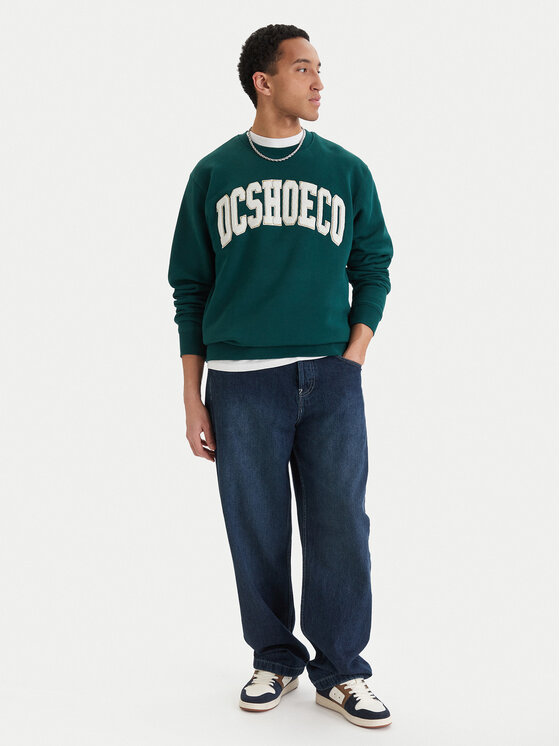 DC Shoes DC Shoes Bluză Varsity EDYFT03547 Verde Regular Fit