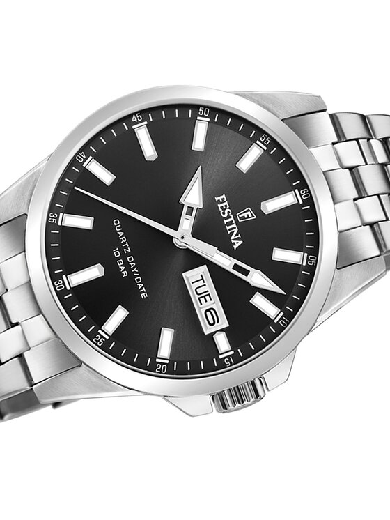 Festina Festina Zegarek F20357-4 Srebrny