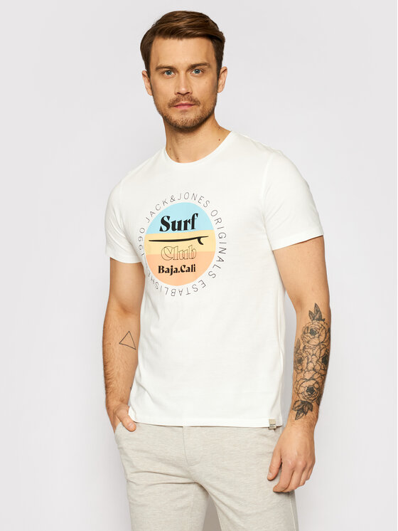 T-shirt Cabana 12188501 Bianco Regular Fit