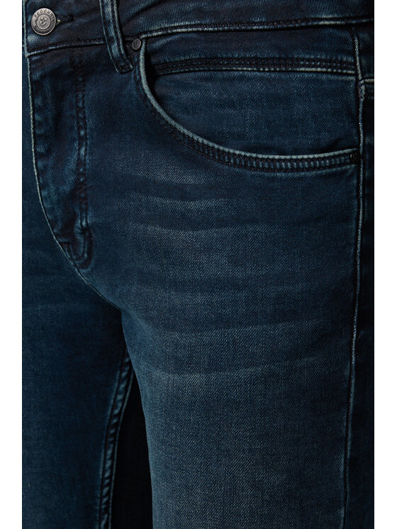 Próchnik Próchnik Jeansy PM9 SP113225000004 Granatowy Slim Fit