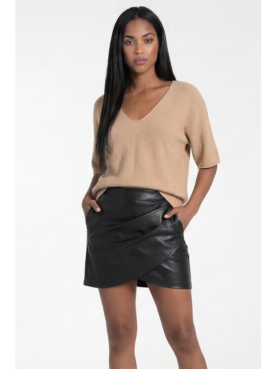 FIGL FIGL Svetr M1319 Béžová Regular Fit