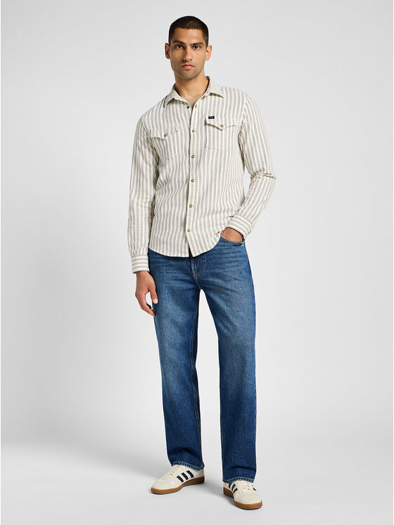 Lee Lee Jeansy ASHER Niebieski Regular Fit