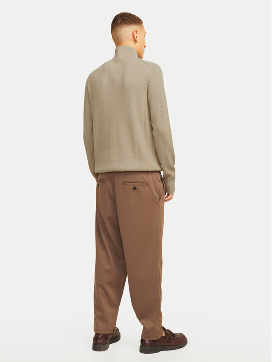 Jack & Jones Jack & Jones Sweter Perfect 12257773 Beżowy Regular Fit
