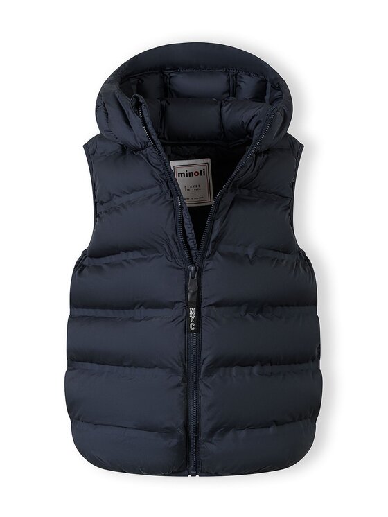 minoti minoti Kamizelka 29GILET254 Granatowy Regular Fit