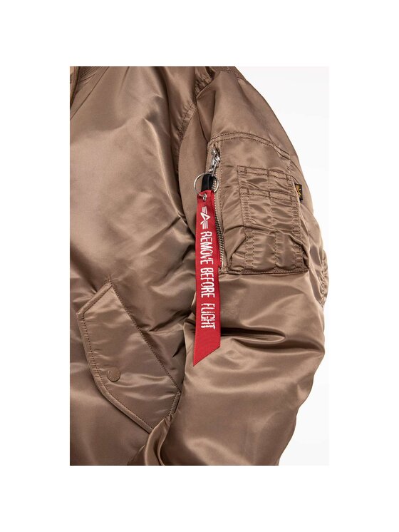 Alpha Industries Alpha Industries Kurtka przejściowa MA-1 Core Wmn 108010-183 Brązowy Classic Fit